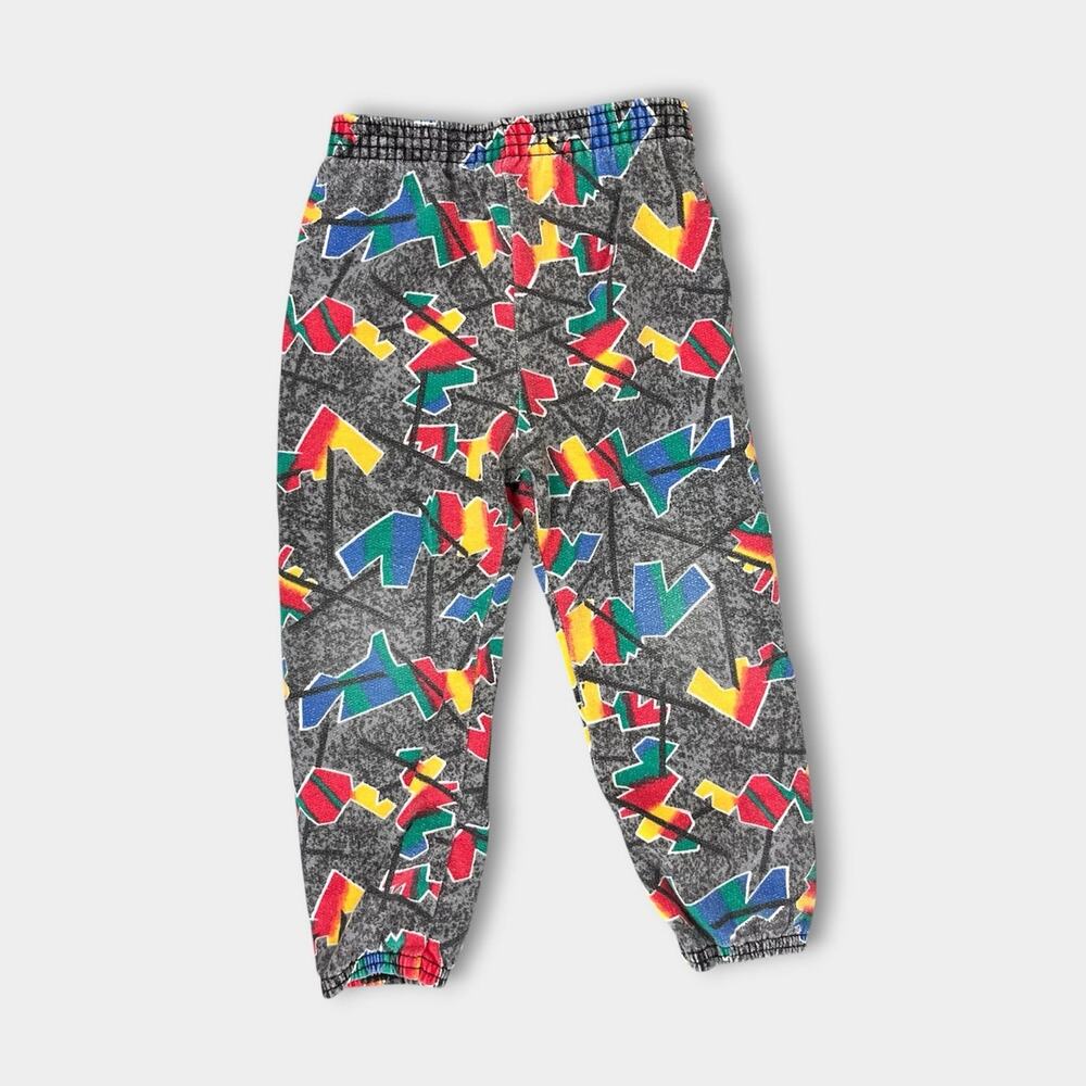 Vintage Teddy Bears Geometric Sweatpants 3T USA